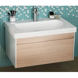 Kerama Marazzi Тумба с раковиной BUONGIORNO 100 дуб с 2 ящиками