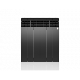 Радиатор биметаллический Royal Thermo BiLiner 500 Noir Sable 4 секции, боковое подключение