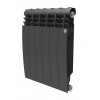 Радиатор биметаллический Royal Thermo BiLiner 500 Noir Sable 4 секции, боковое подключение