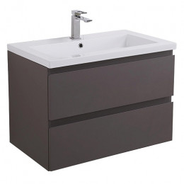 BelBagno Тумба с раковиной Kraft 75 подвесная Темно-Серый матовый с раковиной CZR-8070-75