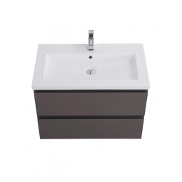 BelBagno Тумба с раковиной Kraft 75 подвесная Темно-Серый матовый с раковиной CZR-8070-75