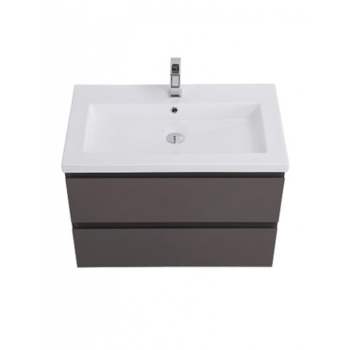 BelBagno Тумба с раковиной Kraft 75 подвесная Темно-Серый матовый с раковиной CZR-8070-75