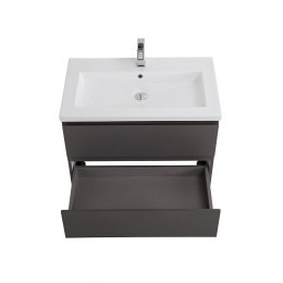 BelBagno Тумба с раковиной Kraft 75 подвесная Темно-Серый матовый с раковиной CZR-8070-75