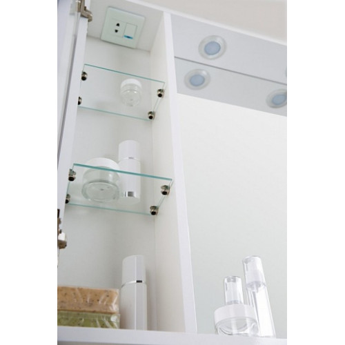BelBagno Зеркало-шкаф MARINO-SPC-1200/750-2A-BL-P Bianco Lucido