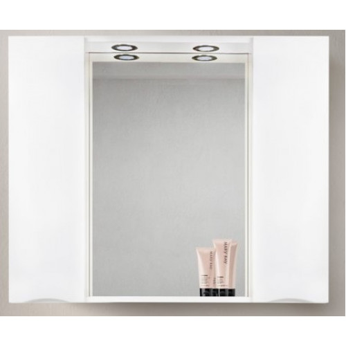 BelBagno Зеркало-шкаф MARINO-SPC-1200/750-2A-BL-P Bianco Lucido