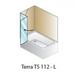 Kolpa San  Шторка на ванну "Terra TS 112" L