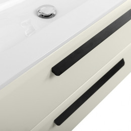 BelBagno Мебель для ванной Eco Cer-N 80 CZR-8073-80 брашированная альпака ручки матовые чёрные