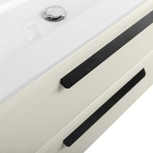 BelBagno Мебель для ванной Eco Cer-N 80 CZR-8073-80 брашированная альпака ручки матовые чёрные