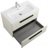 BelBagno Мебель для ванной Eco Cer-N 80 CZR-8073-80 брашированная альпака ручки матовые чёрные