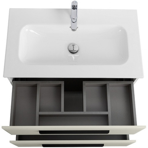BelBagno Мебель для ванной Eco Cer-N 80 CZR-8073-80 брашированная альпака ручки матовые чёрные