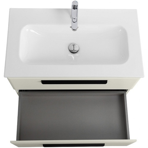 BelBagno Мебель для ванной Eco Cer-N 80 CZR-8073-80 брашированная альпака ручки матовые чёрные