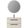 BelBagno Мебель для ванной Eco Cer-N 80 CZR-8073-80 брашированная альпака ручки матовые чёрные
