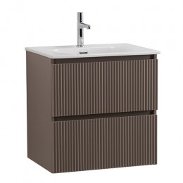 BelBagno Тумба с раковиной Uno mini 60 подвесная Бежевый матовый с раковиной BB-8099-3-60