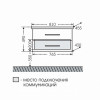 СанТа Мебель для ванной Омега 80 Фостер подвесная