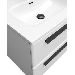 BelBagno Мебель для ванной Eco Cer-N 120 с 4 ящиками bianco lucido CZR-8073-120-2 ручки матовые чёрные