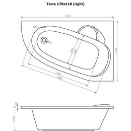 Alpen Фронтальный экран Terra 170x110 L