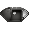 Мойка Blanco Delta II-F 525868 c клапаном-автоматом InFino черный
