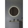 Зеркало ECLIPSE smart 80x80 в черной рамке