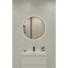 Зеркало ECLIPSE smart 80x80 в черной рамке