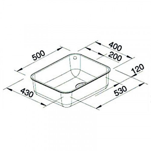 Мойка Blanco Supra 500-U 518205 с корзинчатым вентилем