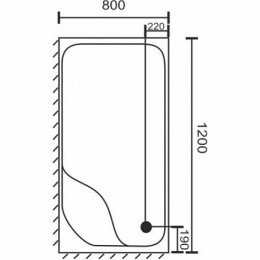 Royal Bath Душевой поддон RB 8120BP L