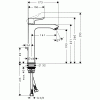 Смеситель для раковины Hansgrohe Metris 31183000