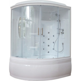 Royal Bath Душевая кабина ALP RB 140ALP-T-R 140x95 R с г/м стекло прозрачное профиль белый