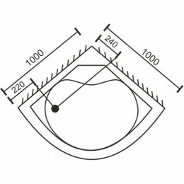 Royal Bath Душевой поддон RB 100BK