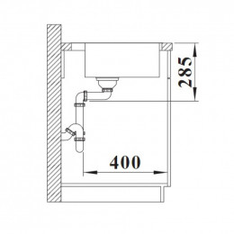 Мойка кухонная Blanco Solis 400-IF/A 526119 хром