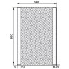 Зеркало Aquanet Форли 9085 LED