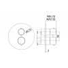 Смеситель с термостатом Paffoni Light LIQBOX016CR 243898 хром