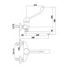 Смеситель для кухни Paffoni Nettuno Due ND302CR 239395 хром
