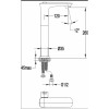 Смеситель для раковины Cezares TESORO-F-LC-01-W0 хром