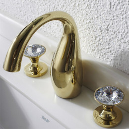 Смеситель для раковины Bravat Swan F24287G-ENG