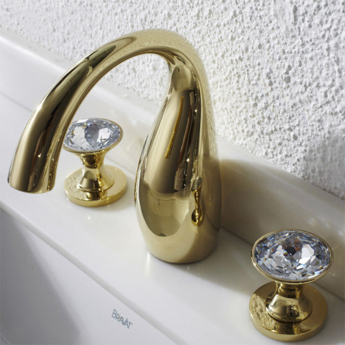 Смеситель для раковины Bravat Swan F24287G-ENG