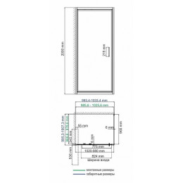 WasserKRAFT Душевой уголок Salm 27I19