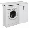Runo Тумба с раковиной Лира 105 L белый