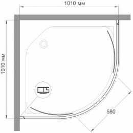 Royal Bath Душевой уголок HKD-C 100х100х185