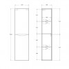 BelBagno Шкаф подвесной FLY-MARINO 40/150 Rovere Rustico левый