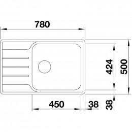 Мойка Blanco Lemis XL 6S-IF Compact 525111 сталь