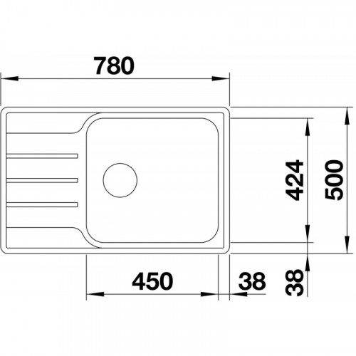 Мойка Blanco Lemis XL 6S-IF Compact 525111 сталь