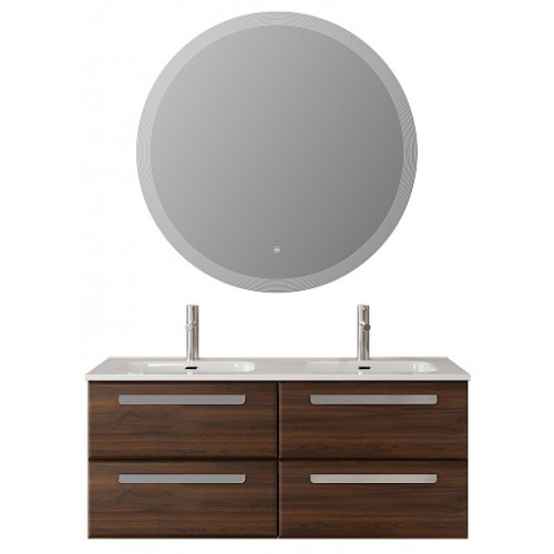 BelBagno Мебель для ванной Eco Cer-N 120 с 4 ящиками орех шоколад софт CZR-8073-120-2 ручки серые