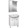 Misty Мебель для ванной Уют 60 L прямая белая