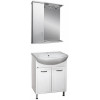 Misty Мебель для ванной Уют 60 L прямая белая