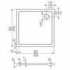Roltechnik Душевой поддон "FLAT KVADRO 1000x1000"