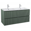 BelBagno Тумба с раковиной Uno 120 с 2 чашами подвесная Еловый матовый с раковиной CZR-8073-120-2