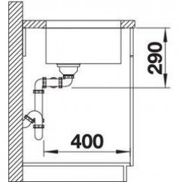 Кухонная мойка Blanco Andano 400/400-U