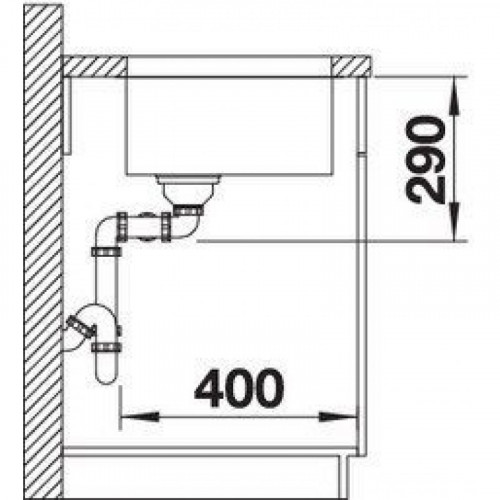 Кухонная мойка Blanco Andano 400/400-U