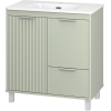 Brevita Тумба с раковиной Risacca Pistachio 80 фисташковый