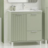 Brevita Тумба с раковиной Risacca Pistachio 80 фисташковый